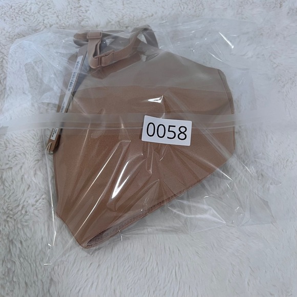 SKIMS Women's Wireless Form Maternity TShirt Demi Nursing Bra Clay 34C NWT - Picture 10 of 10